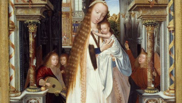 Vierge Marie, Vierge à l'enfant, tableau, peinture