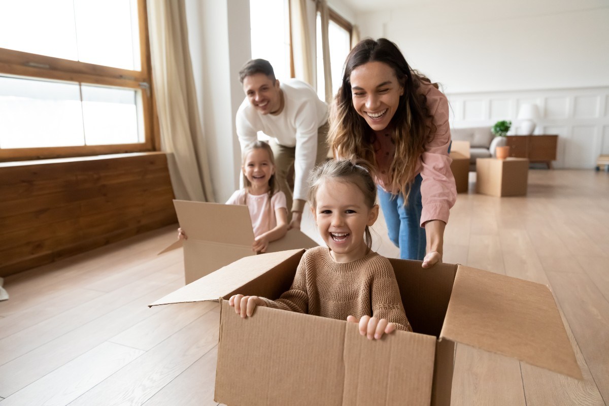 Déménagement avec des enfants