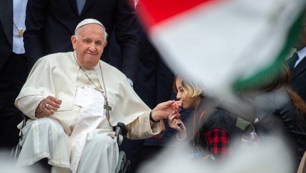 Pope Francis meet with Faithful at the end of his weekly general audience
