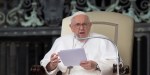 May 03 2023 - Pope Francis during his weekly general audience in Saint Peter's square at the Vatican