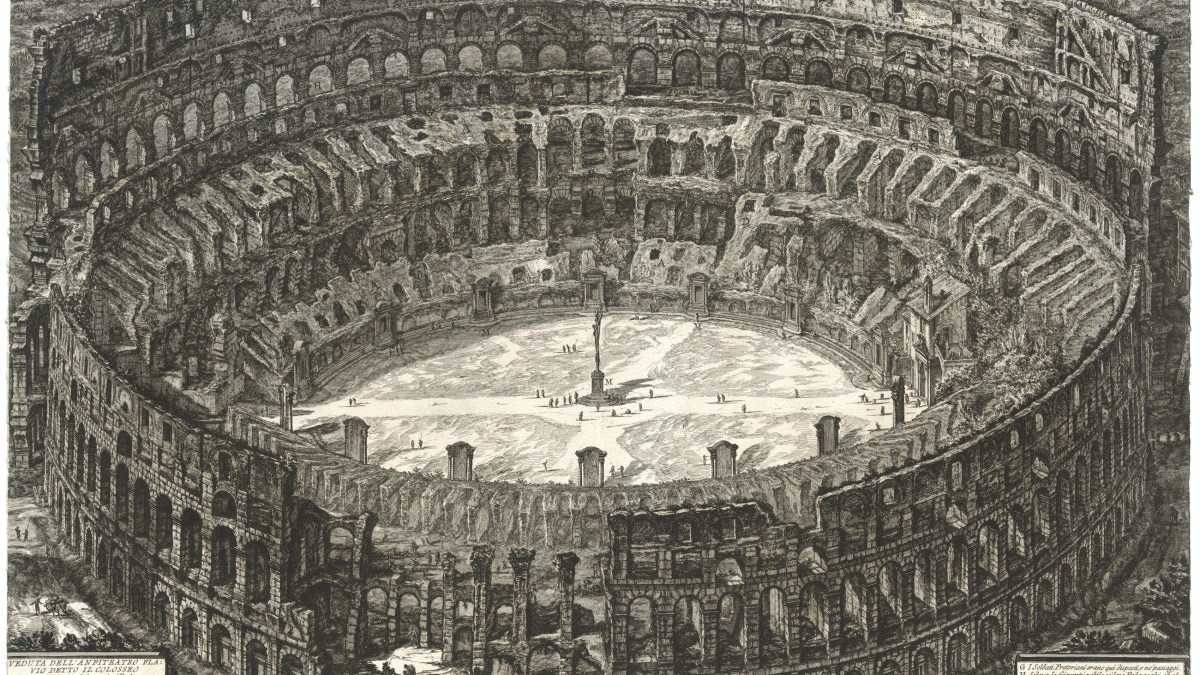 The Colosseum, etching from Views of Rome, Giovanni Battista Piranesi