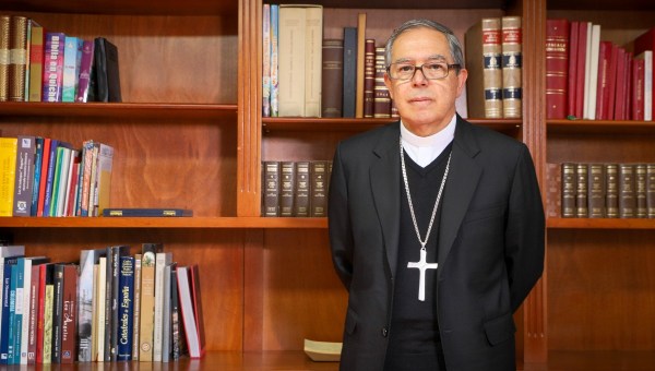 portrait of monsignor Luis José Rueda, from Colombia