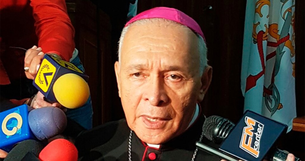 Monseñor Diego Padrón Sánchez, presidente de la Conferencia Episcopal de Venezuela