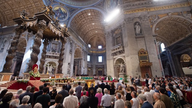 POPE FRANCIS presided over Mass for World Day of Grandparents and the elderly