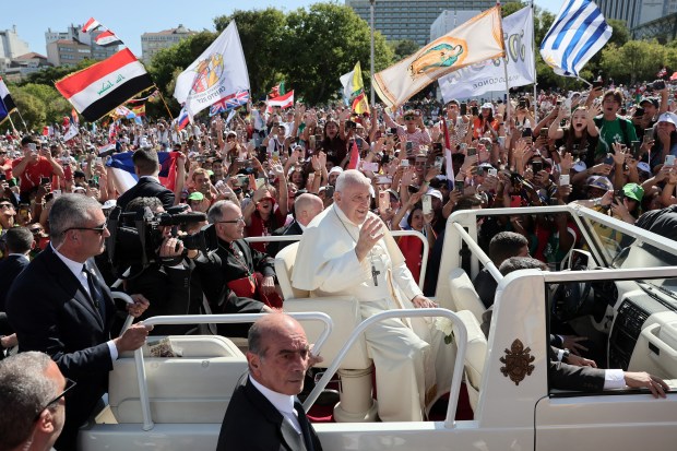 Primeras imágenes de la ceremonia de bienvenida de la JMJ