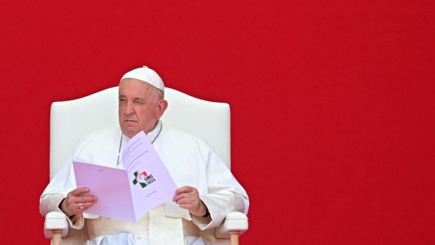 Pope Francis holds a meeting with volunteers of the World Young Day