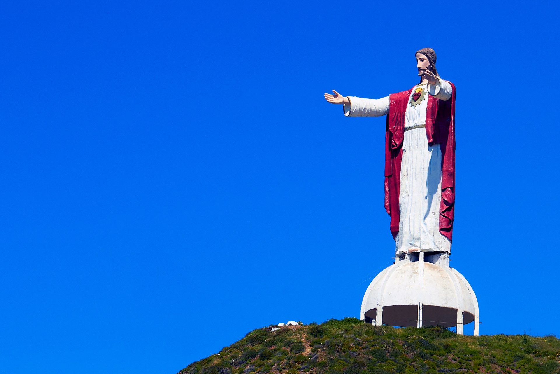Cristo Sagrado Corazon de Rosarito Baja California los cristos más grandes de México