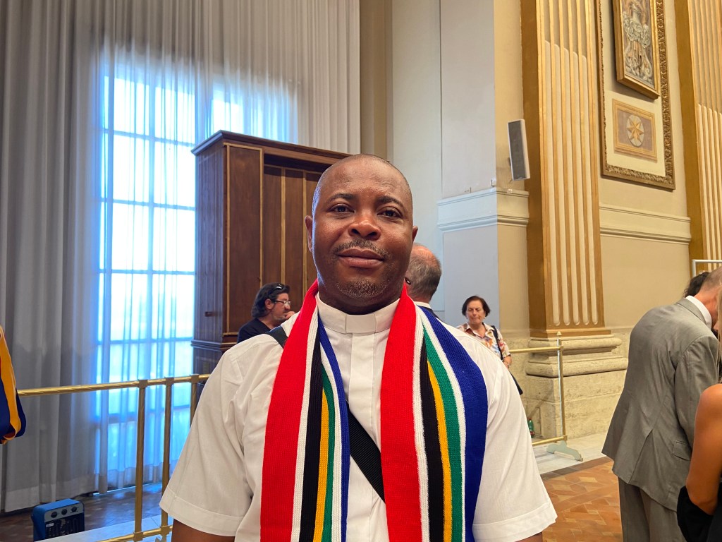 A priest from Nigeria who came for the consistory of 30 September 2023