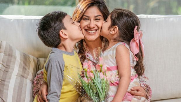 Madre e hijos
