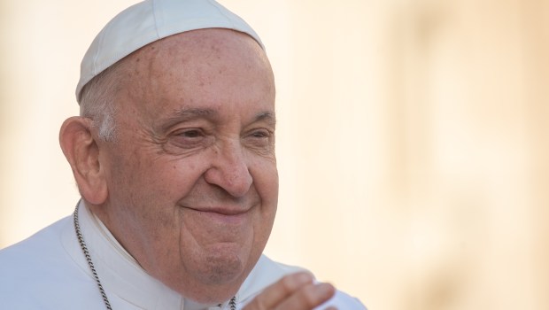 Pope Francis during his weekly general audience in St. Peter's square