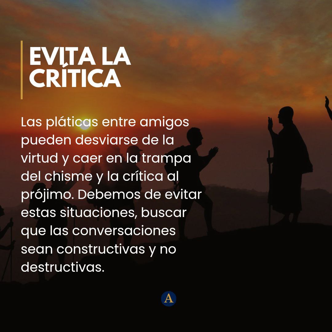 Evita la crítica