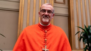 Newly elevated cardinal, Italian Latin Patriarch of Jerusalem Pierbattista Pizzaballa