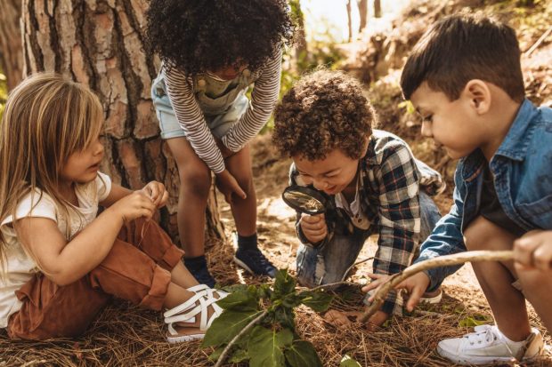 children-forest-nature