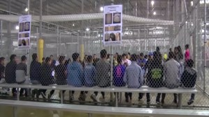 Illegal aliens in detention center