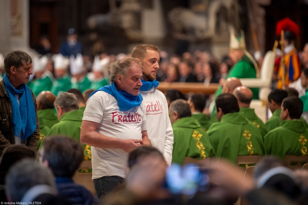 Pope Francis presides a mass on World Day of the Poor at St Peter's basilica