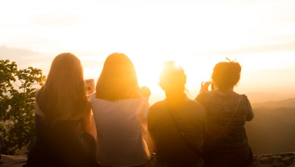 blurred, friendship theme.