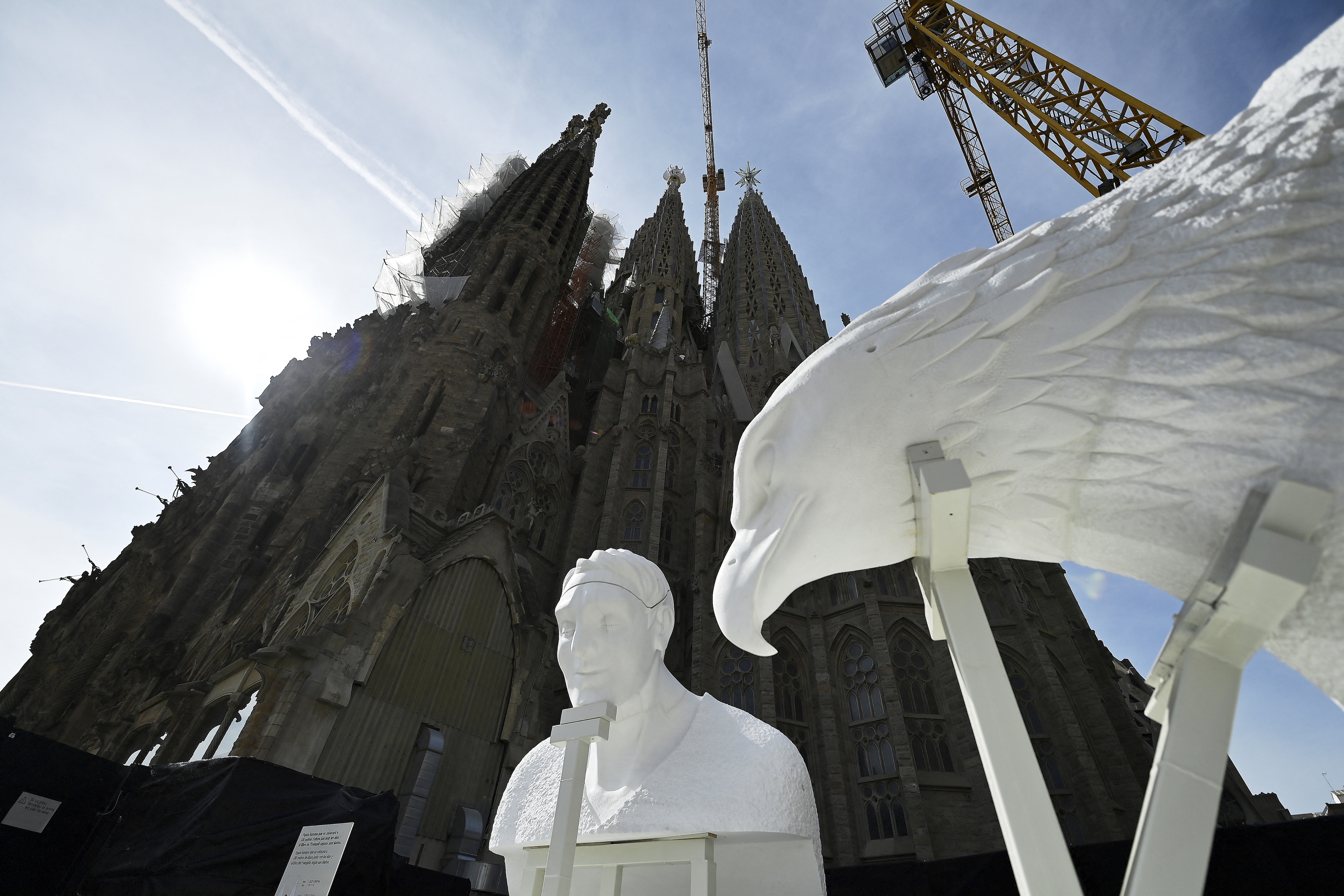 Torres de la Sagrada Familia en Barcelona