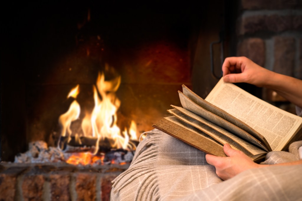 read-book-fire-winter