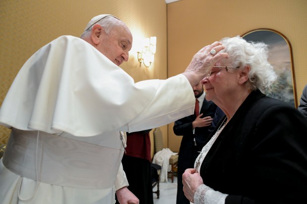 Pope Francis met the little sister of Father Jacques Hamel