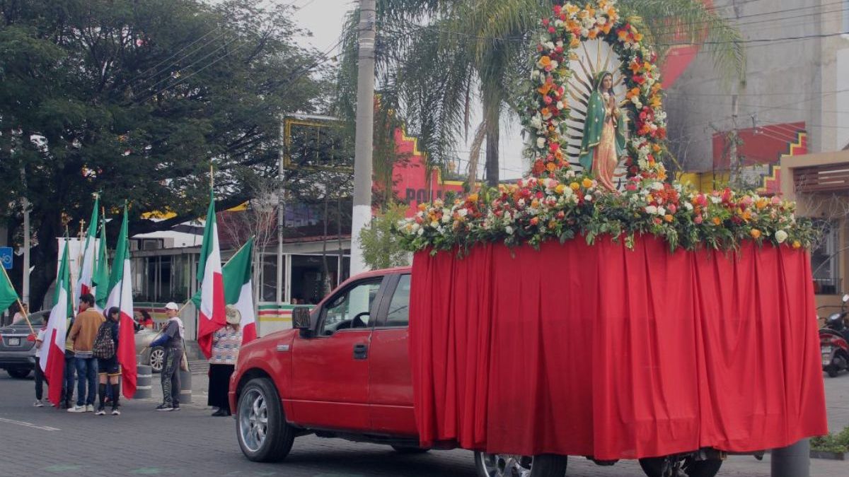 Virgen de Guadalupe peregrina