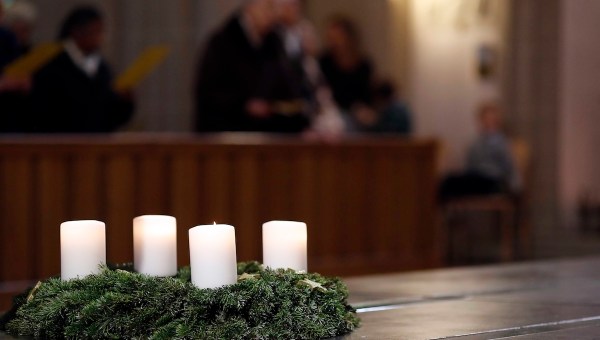 messe avent couronne