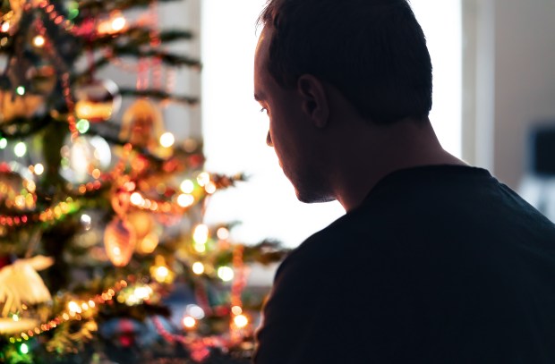 lonely person Christmas
