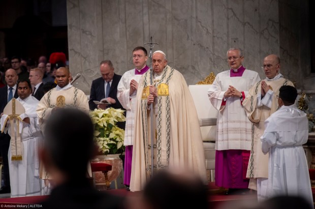 Pope Francis celebrates New Year's Day mass at St. Peter's Basilica