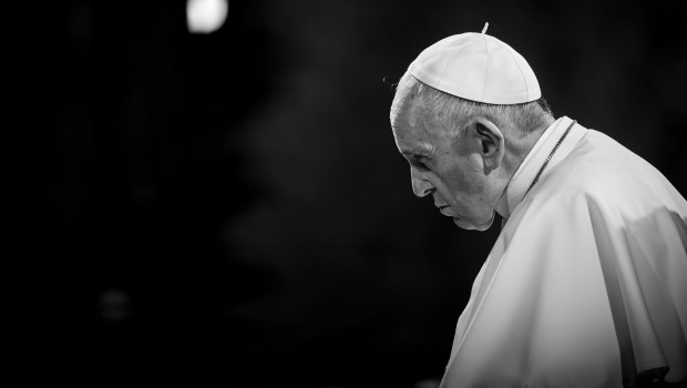 Pope Francis leads the Via Crucis at the Colosseum on Good Friday