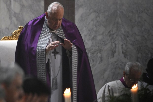 Pope Francis Ash Wednesday February 14 2024 Saint Sabina in Rome