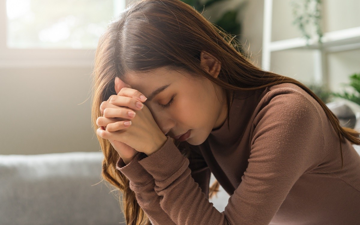 Woman at prayer