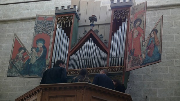 the worlds most ancient playable organ in the Basilica of Valère