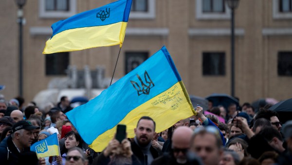 Ukraine-WAR-ST Peter's Square-VATICAN-ANGELUS
