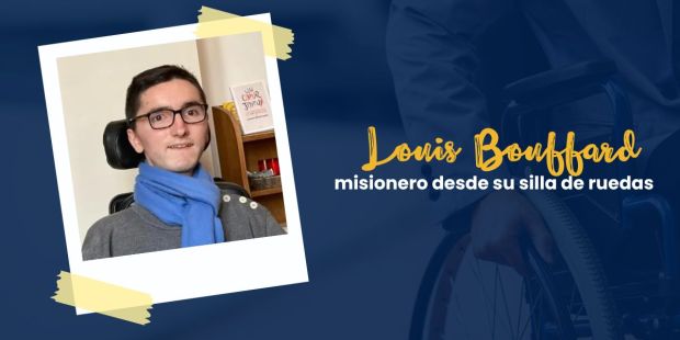 Louis es misionero desde su silla de ruedas