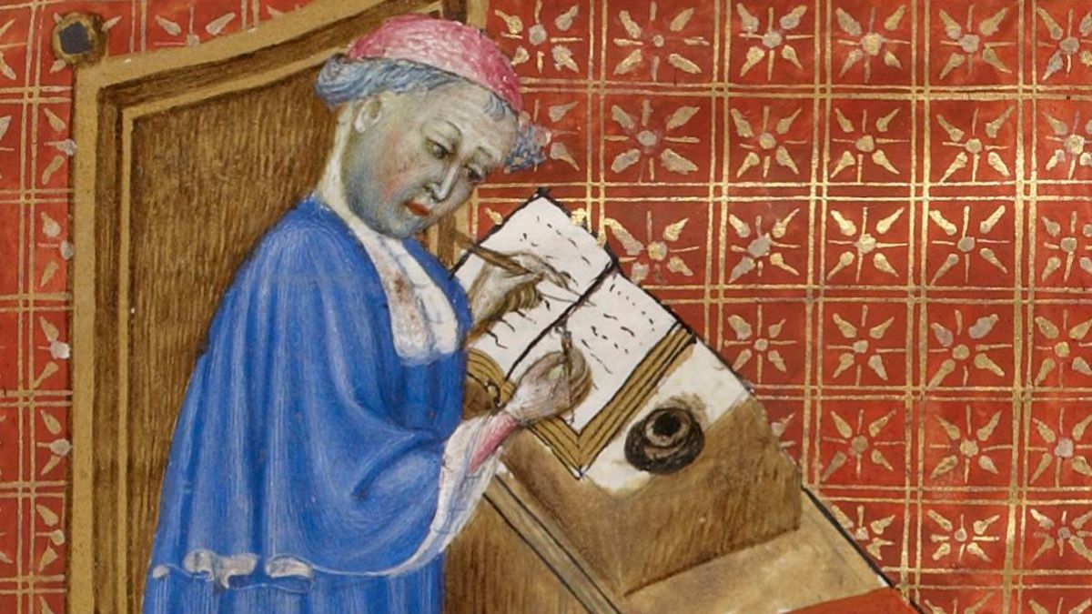 Tomas Kempis writting