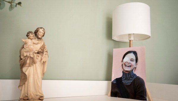 Inauguration of Chiara's House, an apartment dedicated to women with pathological pregnancies, in Rome on May 8, 2024.