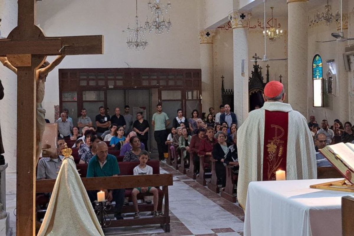 cardenal Pizzaballa en Gaza