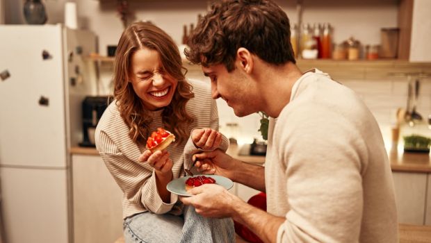 pareja feliz