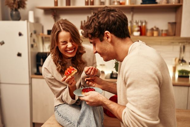 pareja feliz