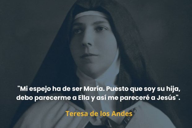 Frases de Teresa de los Andes, de su diario espiritual