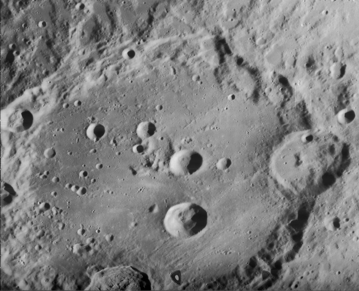 Clavius crater, named after Christopher Clavius, S.J. (1538-1612)