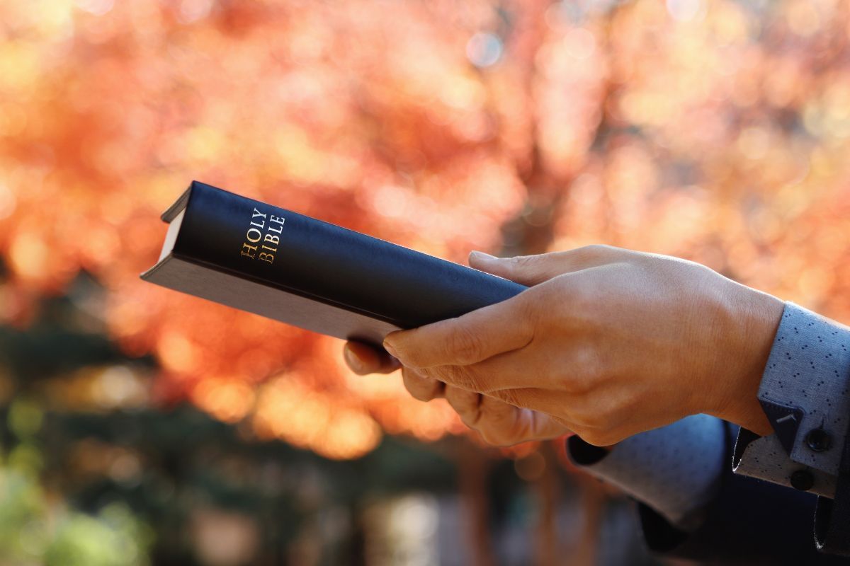 Man with a Bible