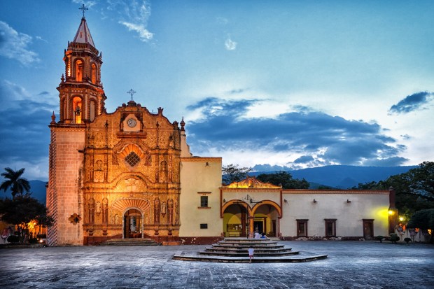 Mision de jalpan en la sierra gorda de querétaro, fundada por junípero serra