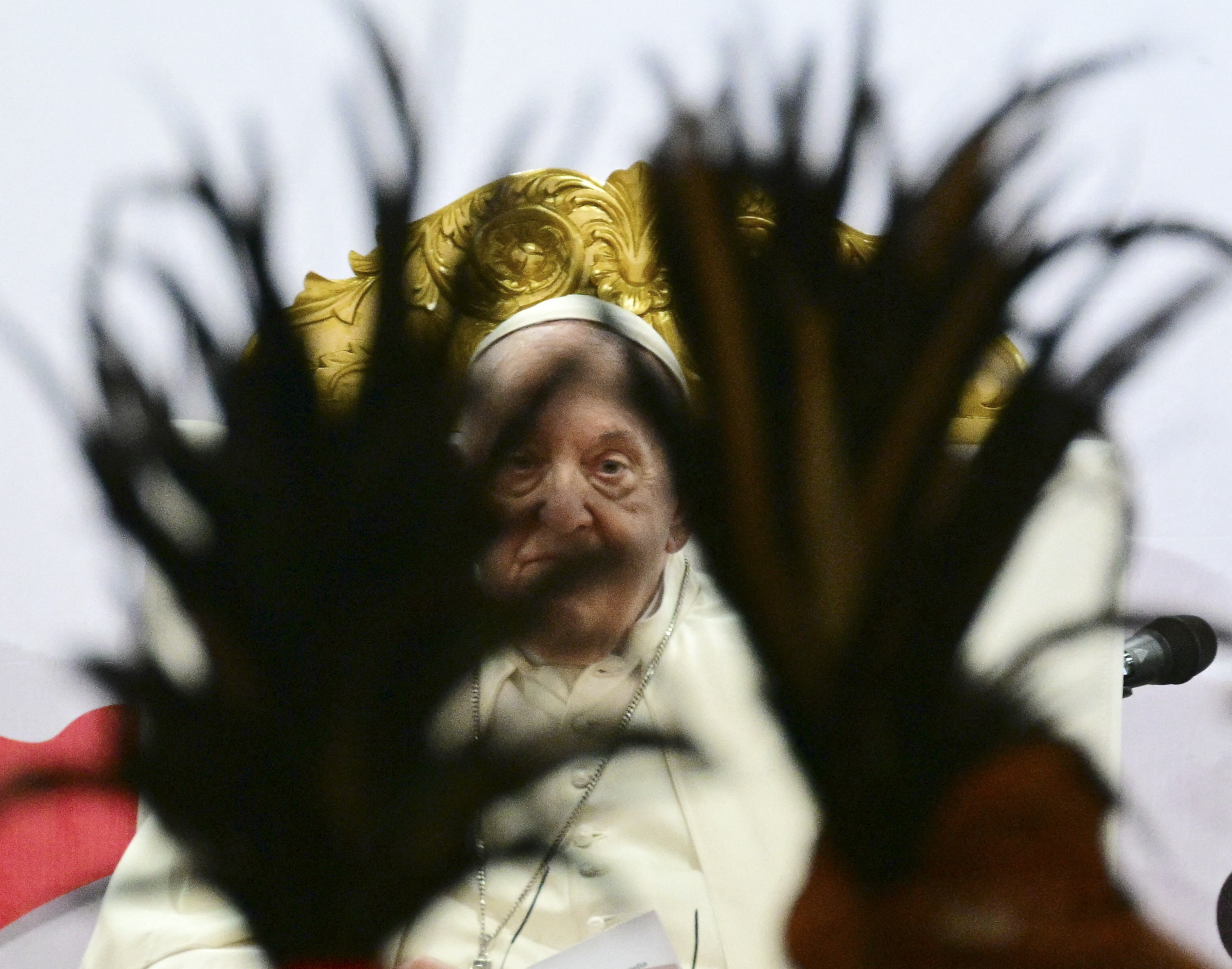 El Papa Francisco en su llegada a Singapur