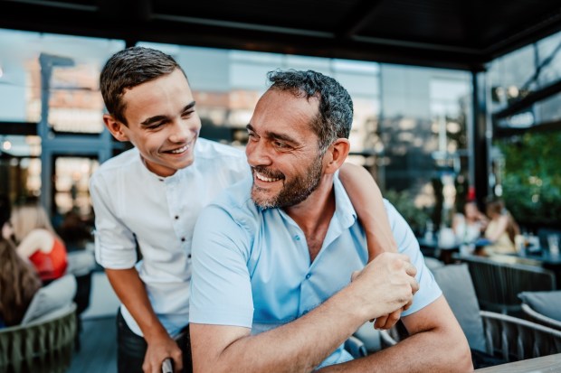 Dad and son