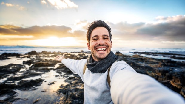 Happy man