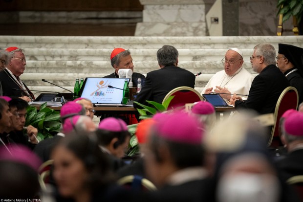Pope Francis-Te Deum-SYNDO-Bishops-2024