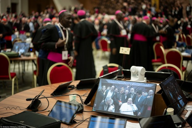 Pope Francis-Te Deum-SYNDO-Bishops-2024