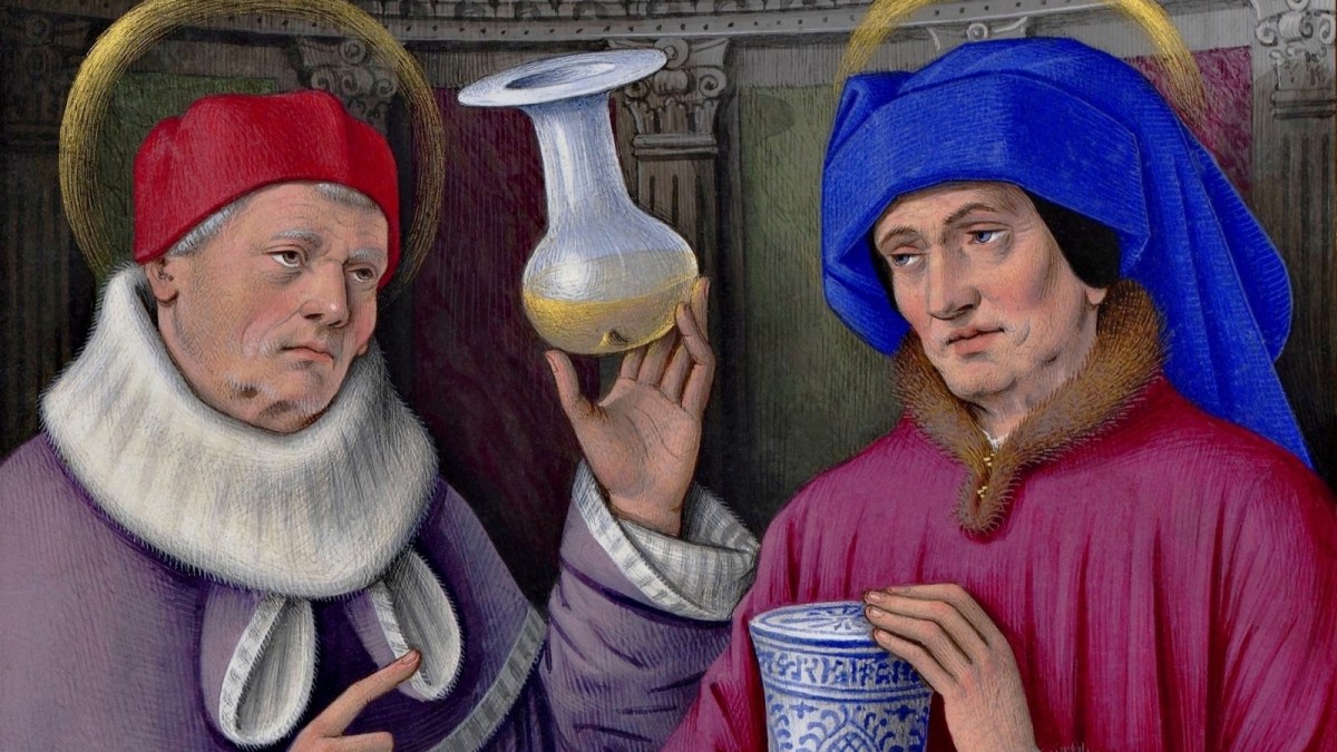Saints Cosmas and Damian - Grandes Heures Anne de Bretagne XVI