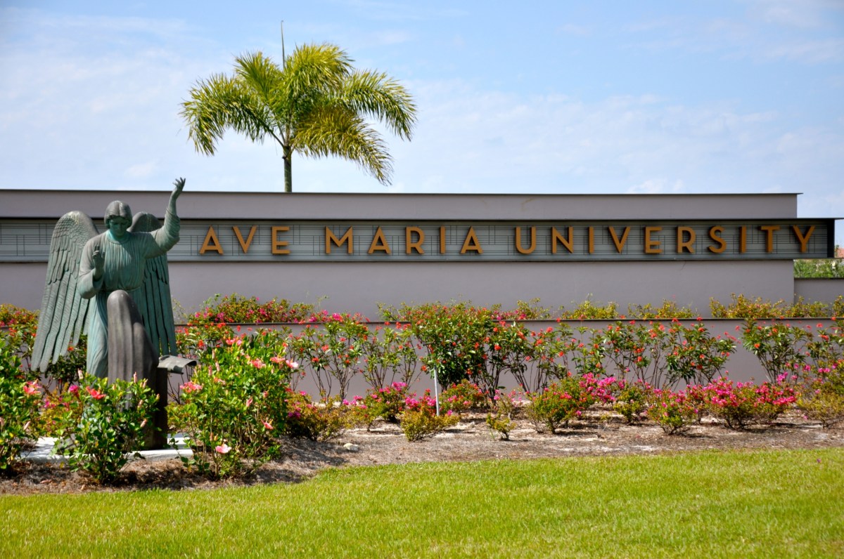 The campus of Ave Maria University in Florida
