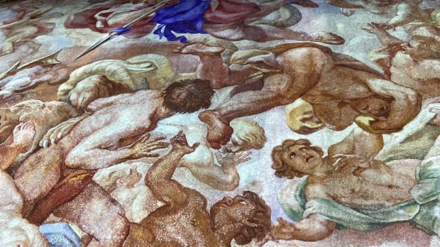 Images from the new artificial intelligence enhanced exhibit in St. Peter's Basilica in partnership with Microsoft.